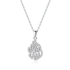 Full Moissanite Necklaces For Women Men 925 Sterling Silver Lab Diamond Pendant Chain Wedding Party 18K Gold Plated Fine Jewelry