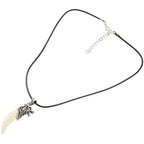 Wolf Tooth Fang Pendant Necklace for Men — Bold Statement