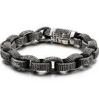 Solid 316L Stainless Steel Dragon Men Bracelet for Man Casting Men's Bracelets Jewelry Retro Gothic Accessories Punk