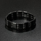 Fashion Wave Hematite Magnetic Bracelet Men Original Beaded Hematite Energy Bracelets for Women Positive Energy Jewelry