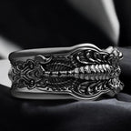 Scorpion Ring for Men — Black-Tone Punk Statement Band