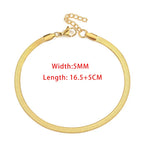 Rope Chain Bracelet 3-4mm — Stainless Steel