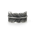 Retro The Guardian Angel Feather Ring For Men Women Punk Gothic Adjustable Open Ring Unisex Jewelry Accessories Gift For Lovers
