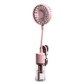 New Spray Clip Fan, 2-in-1 Hydrating and Cooling Fan, Portable USB Rechargeable Mini Handheld Cooling Spray Fan