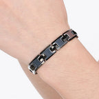 Never Scratched Tungsten Steel Men's Bracelets High Polished 10MM Width Link Chain Bracelet for Men Man Male Jewelry