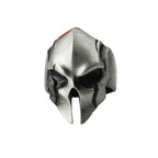 Simple Niche Retro Trend Helmet Skull Ring Personalized Open Spartan Warrior Mask Men's Ring Trend Accessories Jewelry