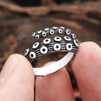 Gothic Octopus Squid Ring — Stainless Steel