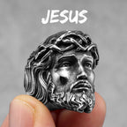 Religion Jesus Skull Ring — Stainless Steel