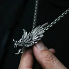 Mayan Mythology Quetzalcoatl Courquin Pendant Necklace Retro Fashion Necklace Handsome Trend Sweater Chain