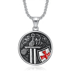 Knights Templar Cross Pendant — Stainless