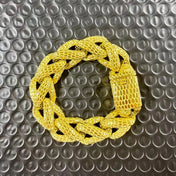 Snake Skin Cuban Link Motorcycle Bracelet — Stainless Steel
