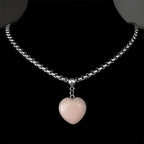 Luminous Heart Glow Dark Pendant — SS
