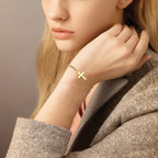 Cross Religious Bracelet — Stainless Steel