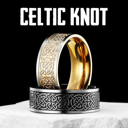 Celtic Knot Ring — Stainless Steel