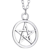 Pentagram Pendant Necklace — Gothic Chain 60cm