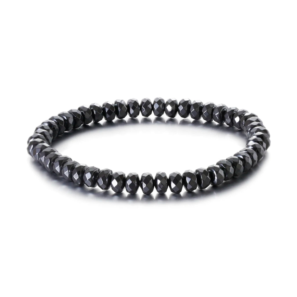 New Arrow Hematite Elastic Bracelet Men Jewelry Armband Heren Fashion Beaded Yoga Bracelet Women Bileklik