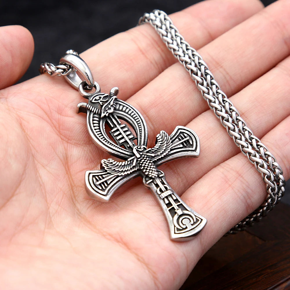 Eye of Horus Stainless Steel Pendant Necklace