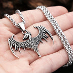 Viking Dragon Pendant — 316L Stainless Steel