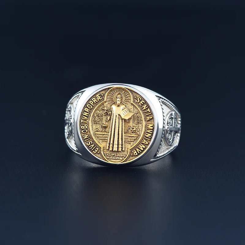 St. Benedict Talisman Ring — 925 Silver