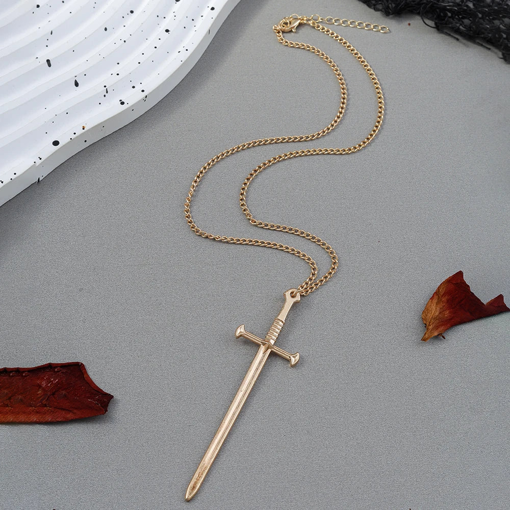 Retro Cross Pendant Necklaces for Women Men Gothic Steampunk Skull Necklace Chain Hip Hop Jewelry Gifts