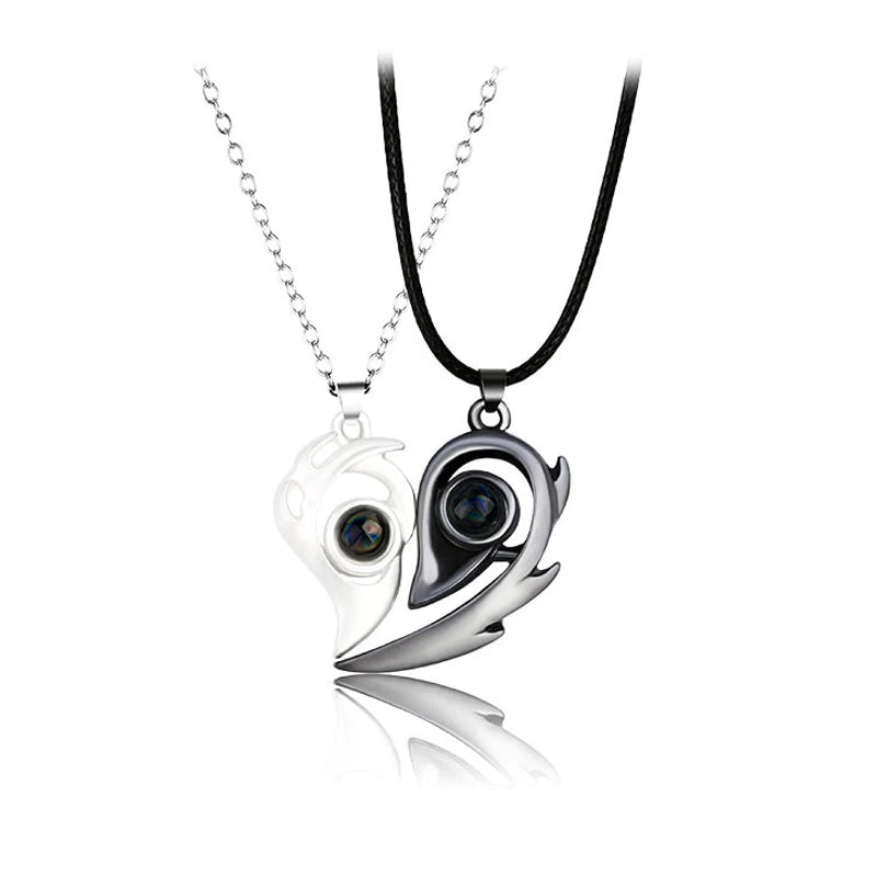 Magnetic Heart Pendant Necklace