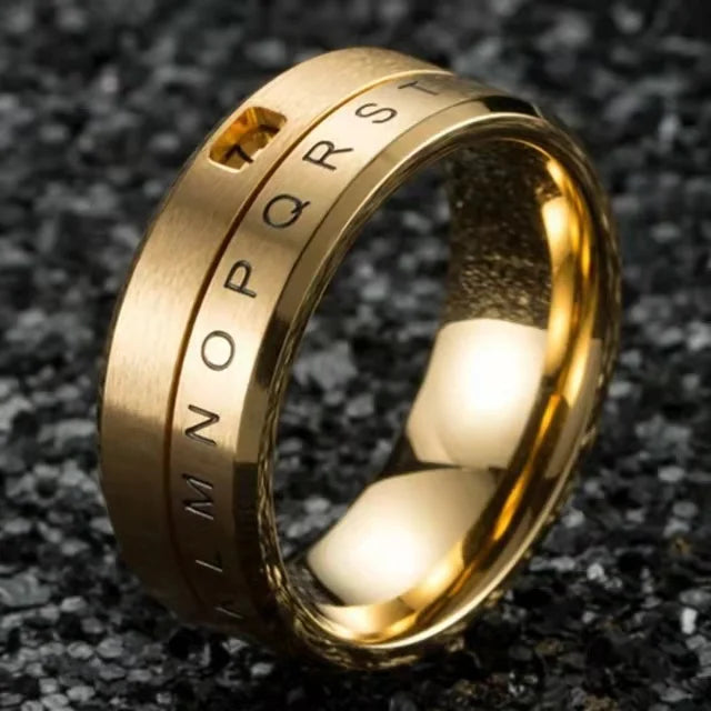 Viking Gothic Finger Spinner Ring — Stainless Steel
