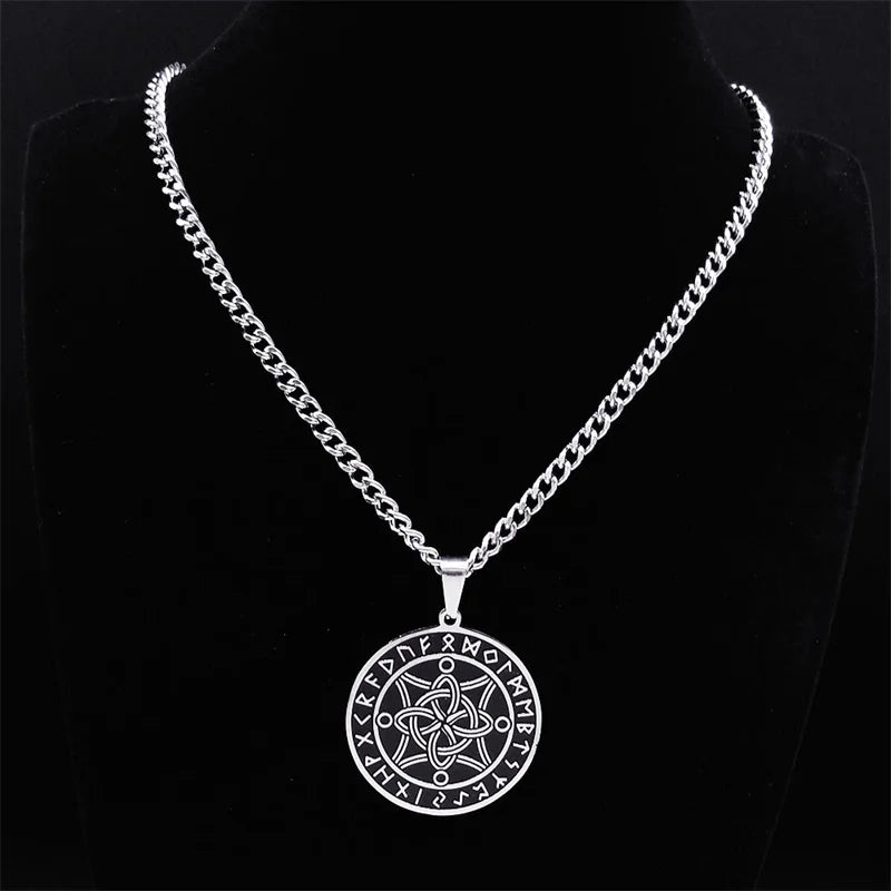 Viking Pagan Celtic Knot Pendant — Stainless