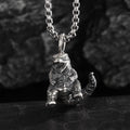 Personalized Cute Dinosaur Beast Animal Pendant Necklace Retro Punk Trendy Jewelry Boy Gift