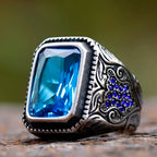 Turkish Iced Out CZ Stone Ring — Stainless Steel