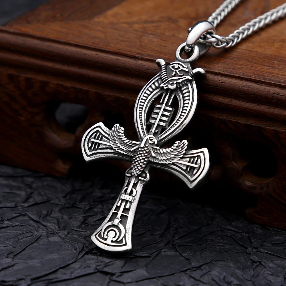 Eye of Horus Stainless Steel Pendant Necklace