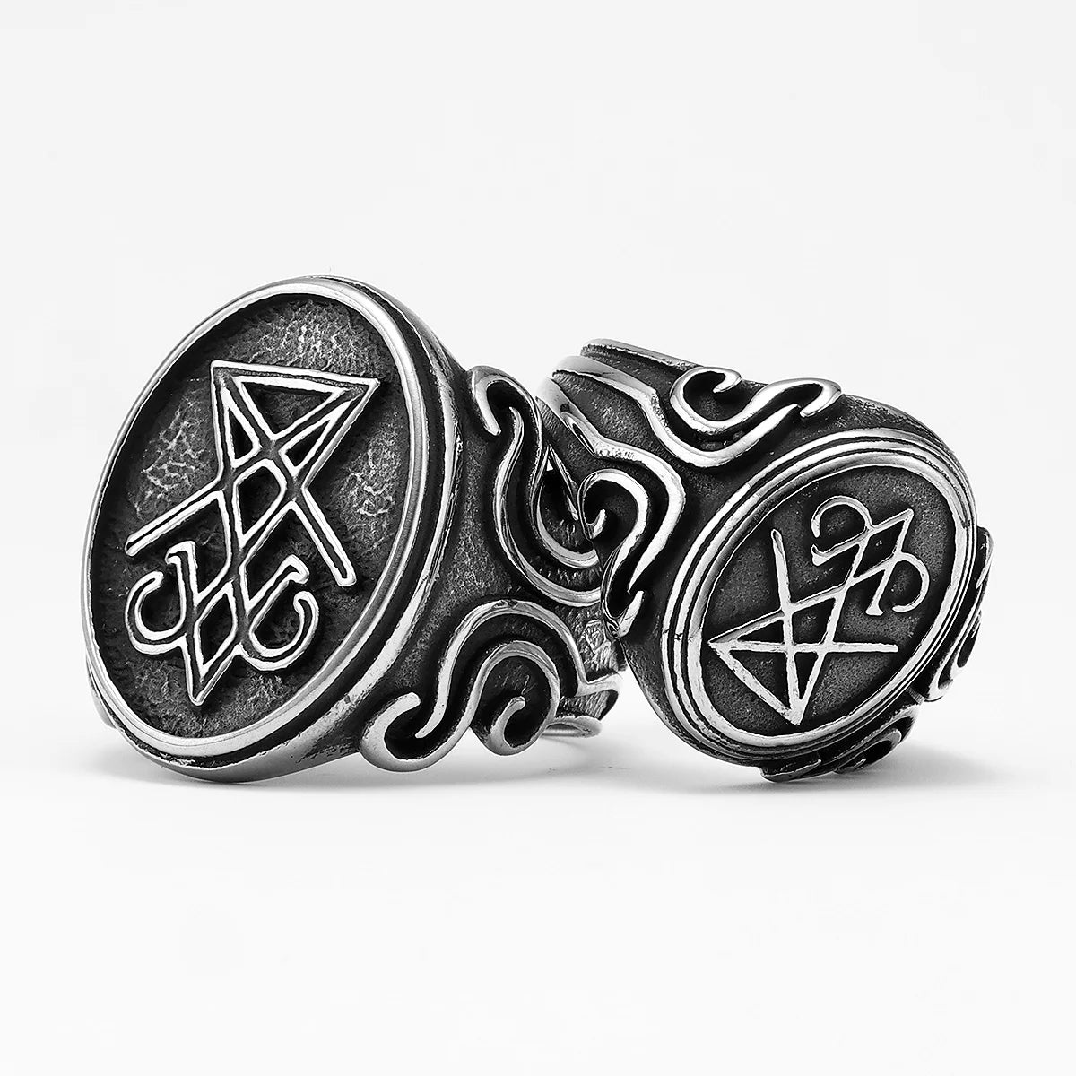 Lucifer Ring — Stainless Steel