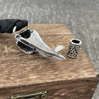 Retro Viking Odin Raven Skull Bracelet Men Women Gothic Diy Trinity Dragon Beads Wicca Jewelry Accessories Dropshipping