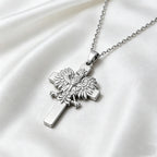 Poland Eagle Cross Necklace Golden Plated Stainless Steel Pendant Necklaces For Men Women Patriotic Jewelry 2026 Trendy