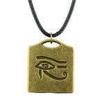 Eye of Horus Pendant Necklace — Egyptian Protection Amulet