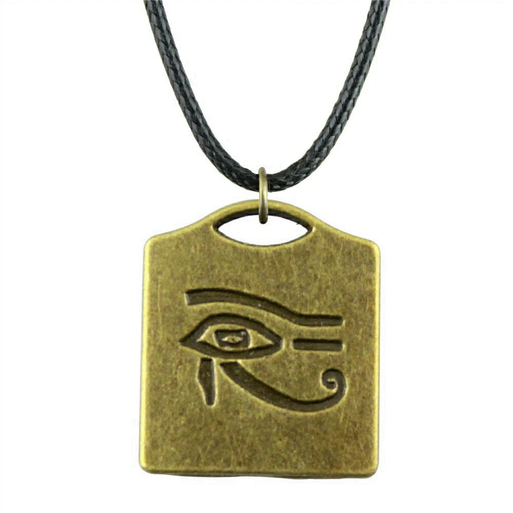 Eye of Horus Pendant Necklace — Egyptian Protection Amulet