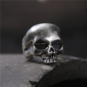 Skull Ring — Silver-Tone Thai Retro Punk