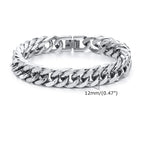 Double Curb Chain Bracelet 15mm — Stainless Steel
