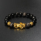 Color-Changing Natural Stone Pi Xiu Beaded Bracelet