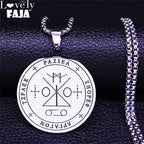 Gabriel Archangel Amulet Necklace — Stainless