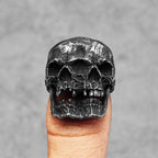 Skull Ring Black — Stainless Steel