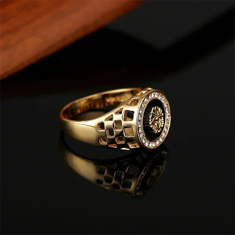 Medusa Zircon Ring — Stainless Steel