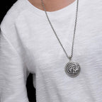 Silver-Tone Phoenix Pendant Necklace — Hollow Out