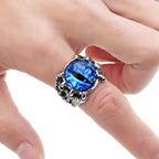 Demon Eye Steel Ring Skeleton Trendsetter Single