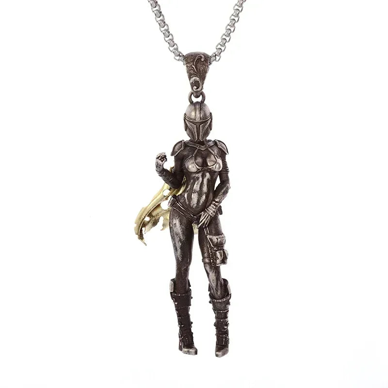 Angel Stainless Steel Pendant Necklace