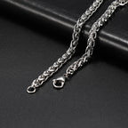 My Shape Basic Cuban Chain Necklaces for Men Chains Punk Figaro Box Curb Chain Chokers Lobster Clasp Fashion Male