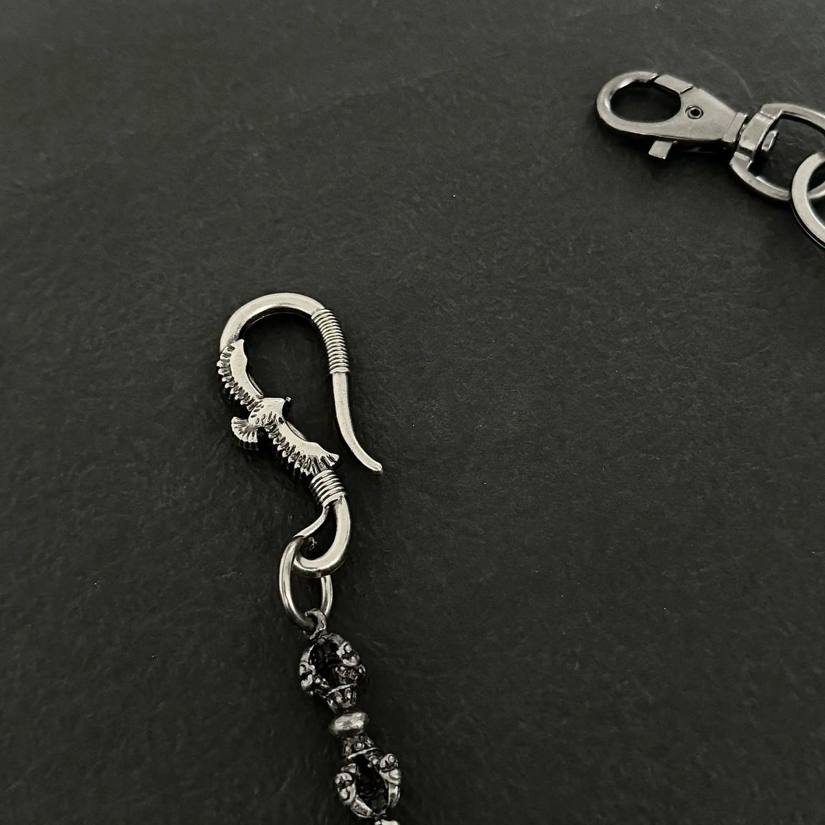 Biker Eagle Charm Trouser Chain Necklace — Stainless Steel