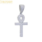 2025 New Hip Hop Cross Pendant Necklace Gold Color Iced Out Bling CZ Cubic Zirconia Variety Designs Charm Men Women Jewelry