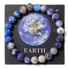 Rope Steel Bracelet Moon 8MM Solar System