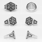 Arrow of Eros Stainless Steel Mens Rings Unique Charm Punk for Couple Male Boyfriend Biker Jewelry Creativity Gift