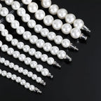 Pearl Bead Bracelet Stainless Steel 6-12MM